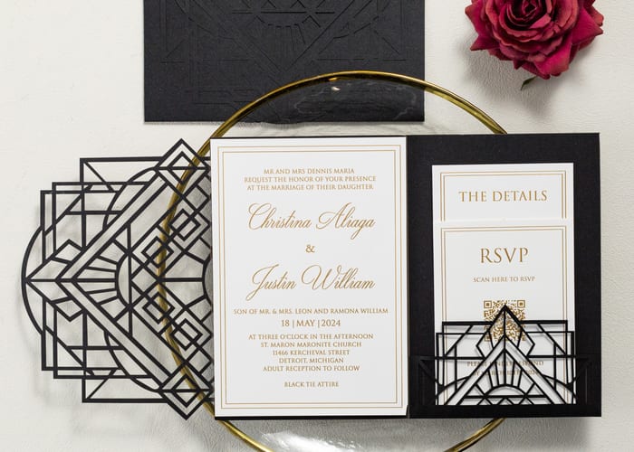 Laser Cut Invitations