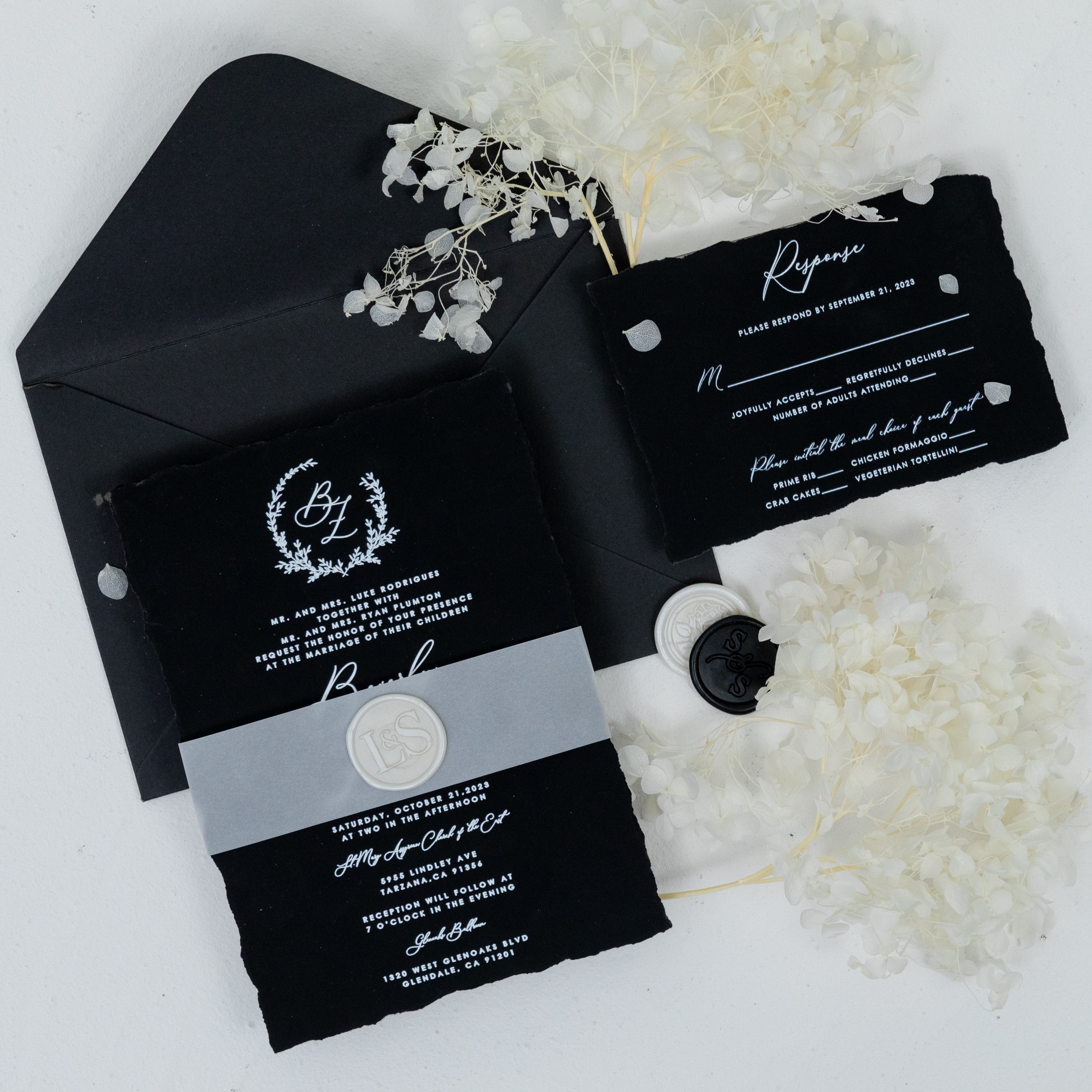 Wedding invitation design W19 by EM's Graphic Studio