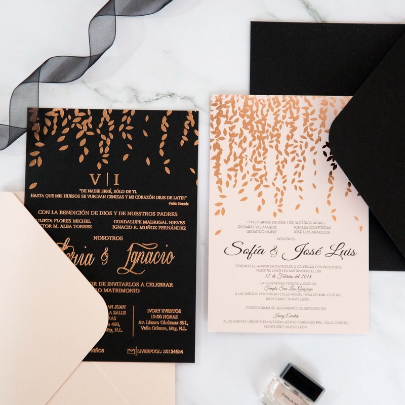 Wedding invitation design W41 by EM's Graphic Studio
